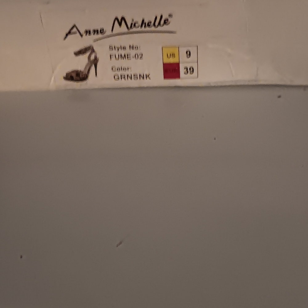 BRAND NEW!!! ANNE MICHELLE HEELED LADIES SANDALS. SIZE 9M. - Picture 7 of 7